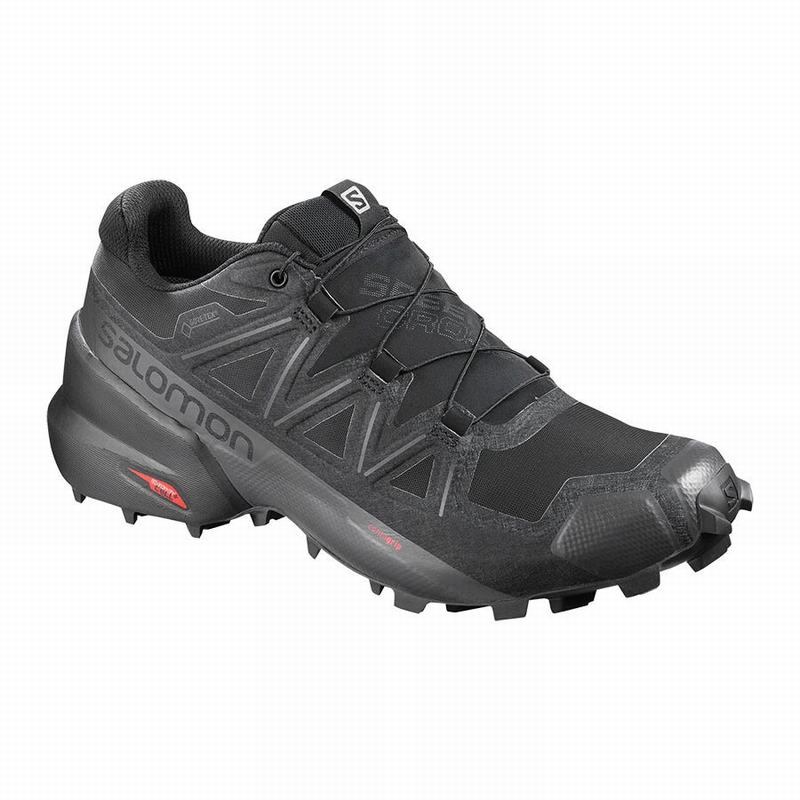 Salomon SPEEDCROSS 5 GORE-TEX Zapatillas Trail Running Hombre - Negras - Colombia (09276-VDBX)